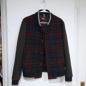 Italian Plaid Bomber Jacket